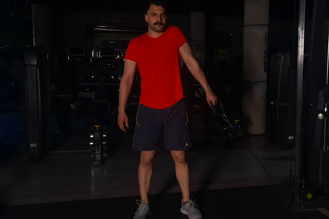 سرشانه شراگ سیم کش تک 45 درجه ایستاده